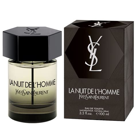 yves saint laurent nuit de l homme 100ml|la nuit l'homme eau toilette.